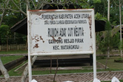 Rumah Cut Mutia, SILFA melakukan pembersihan situs sejarah bangsa Indonesia